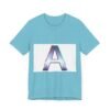 The "A" Letter Unisex Jersey Short Sleeve Tee - Image 4