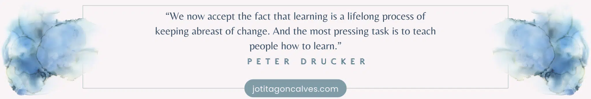 book's banner - quote