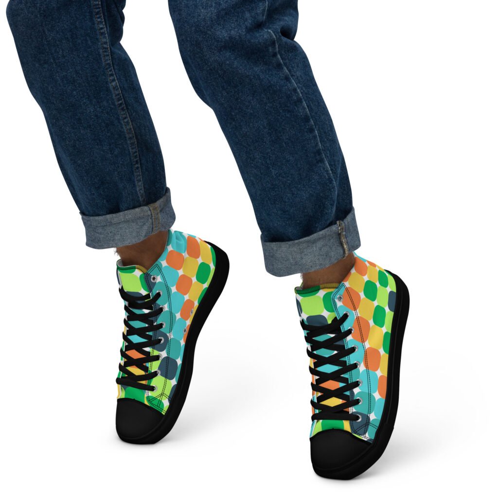 High top canvas shoes - unisex